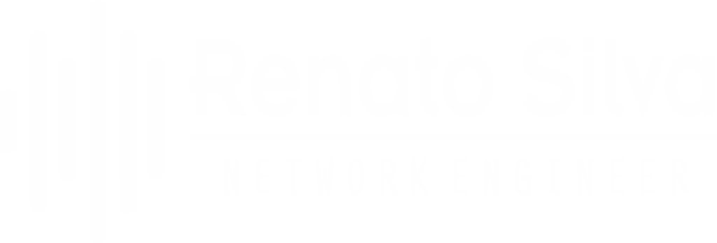 Logomarca Branca Renato Silva Network Engineer